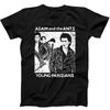 Adam And The Ants Young Parisians 70-е Новая Волна Музыка Подарок Футболка Черная Футболка 634