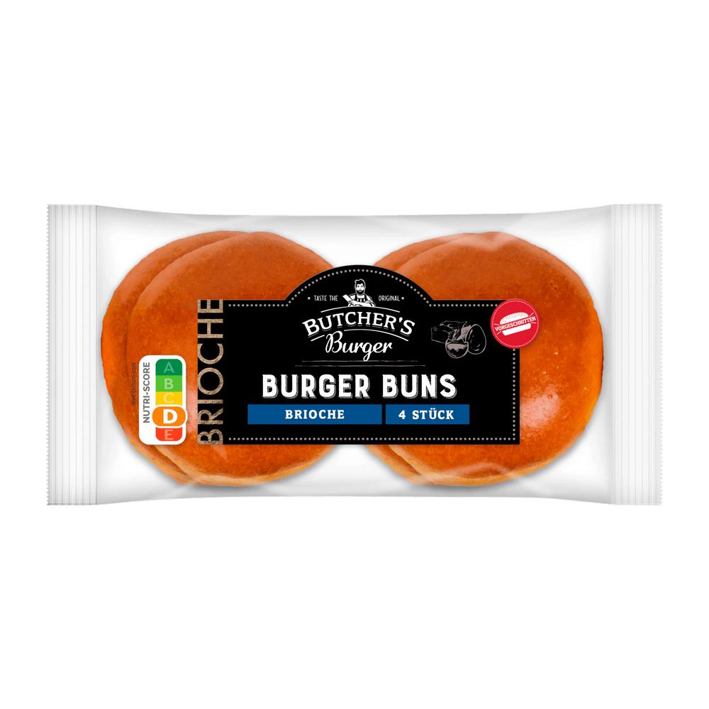German Bread Burger Brioche Buns (4 Pieces) 250G