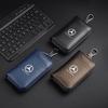 DDE2   Carbon Fiber Multifunction Car Keychain Key Bag Anti-loss Wallet For Mercedes Benz AMGW204 W205 W212 W213 W221 W177 W246 GLA GLC