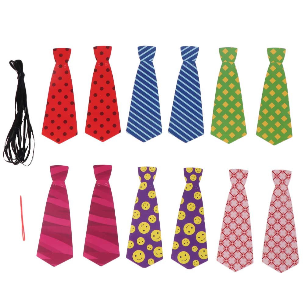 Festival Father's Day Letter Banner Paper Father's Day Ornament Tie Hanging Banner  Party Favors