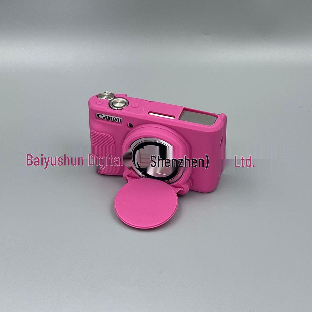 Силиконовый защитный чехол для Canon SX730/740HS - Мягкая, противоударная резиновая подкладка