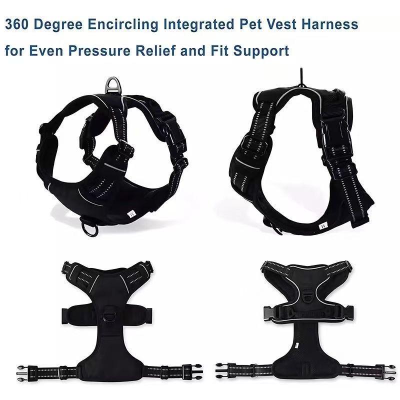 Dog Necklaces, Harnesses, Vests, Leashes, Leather Puppy Accessories, Medium and Small Dog Set, All for Pets