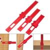 Aluminum Alloy Carpentry Marking Ruler High-Precision T-Type Measuring Tool Inch Metric Multi-function T-Type Scribing Ruler