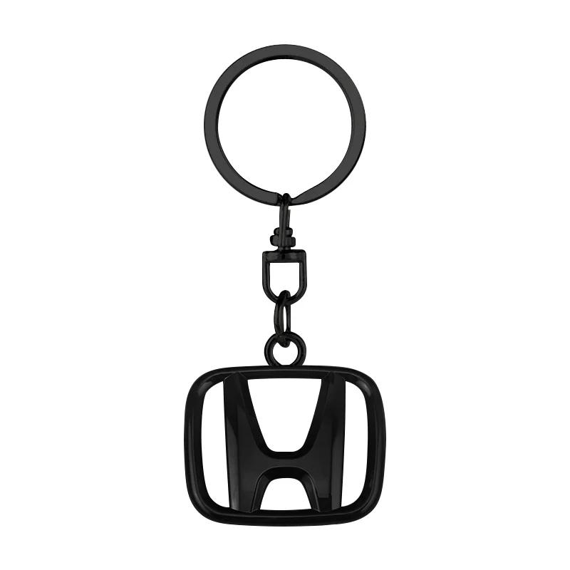 Car Hot 2025 Zinc Alloy Key Ring Keychain Car Logo Accessories For Honda Civic Mugen Accord Odyssey JAZZ CRV Fit Hrv Jazz CBR VT