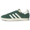 Кроссовки унисекс Gazelle Faded Archive Green Dark-Green Off-White GY7338