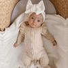 Baby Autumn Cotton Sweater Jumpsuit – Knitted Newborn Romper for Spring and Fall