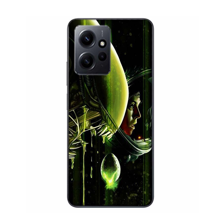 COOL A-Alien Xenomorph Phone Case For Redmi Note 14 15 Pro 5G 13 12 Pro Plus 11 11T 11E 11S 10 Pro 10S 9 9S Cover Cell Clear TPU