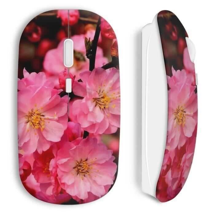 Souris sans fil Pink flowers design