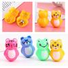 4 Pcs Tumbler Adorable Roly Poly Plastic Cartoon Animal Tumbler Rattles Tumbler Toys
