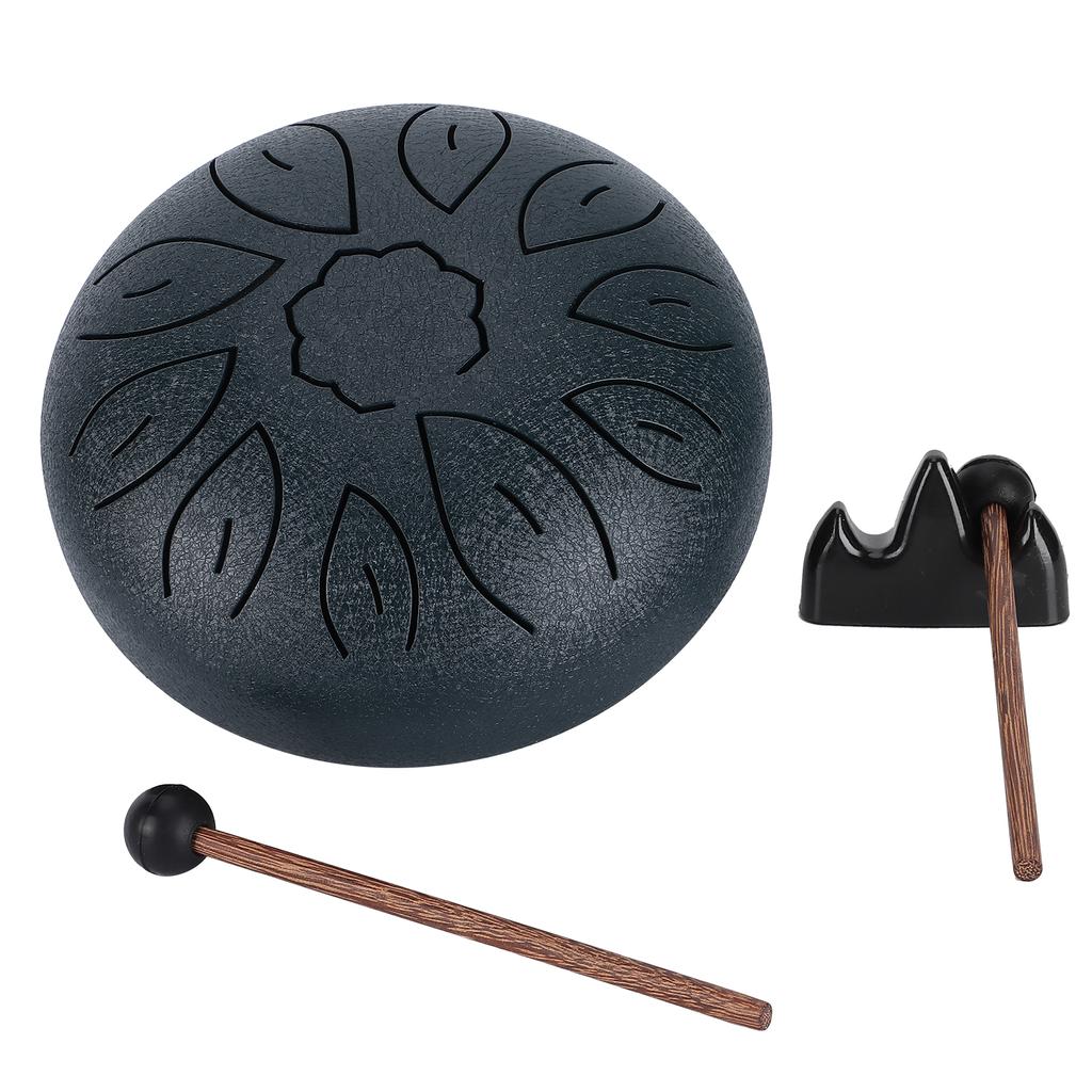 Набор стальных язычковых барабанов 11 тонов Ethereal WorryFree Sanskrit Hand Pan Percussion Instrument 6 дюймов