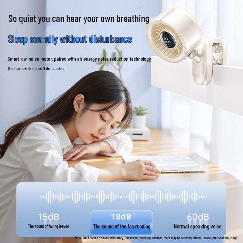 Stech Portable Oscillating USB Cooling Desk Fan