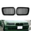 Matt Black Front Kidney Grill Mesh Grille For BMW E36 1997-1999 3 Series