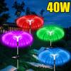 40 Вт светодиодные солнечные медузы садовые декоративные светильники водонепроницаемые уличные ландшафтные светильники для дорожек на лужайке во дворе виллы