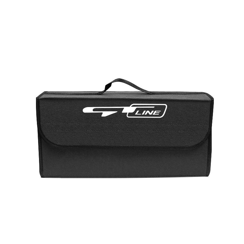 JUNT9 Car Trunk Organizer Large Capacity Folding Storage Bag For KIA EV6 EV9 Stinger RIO Sorento Ceed K9 Sonet Forte Cerato Niro Soul