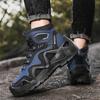 Большого размера уличная спортивная нескользящая обувь для путешествий износостойкая обувь для хайкинга мужская на толстой подошве средней высоты мужская обувь