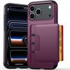 Чехол-книжка со слотом для карты для IPhone 18 17 Pro Max 17E 16E 16 15 14 Plus 13 12 Pro, гибридный двухслойный защитный чехол