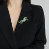 Horse Brooch Fairy Tale Style Flower Heart Decoration Pin Coats Sweaters Bags Badge Fashion Accessories