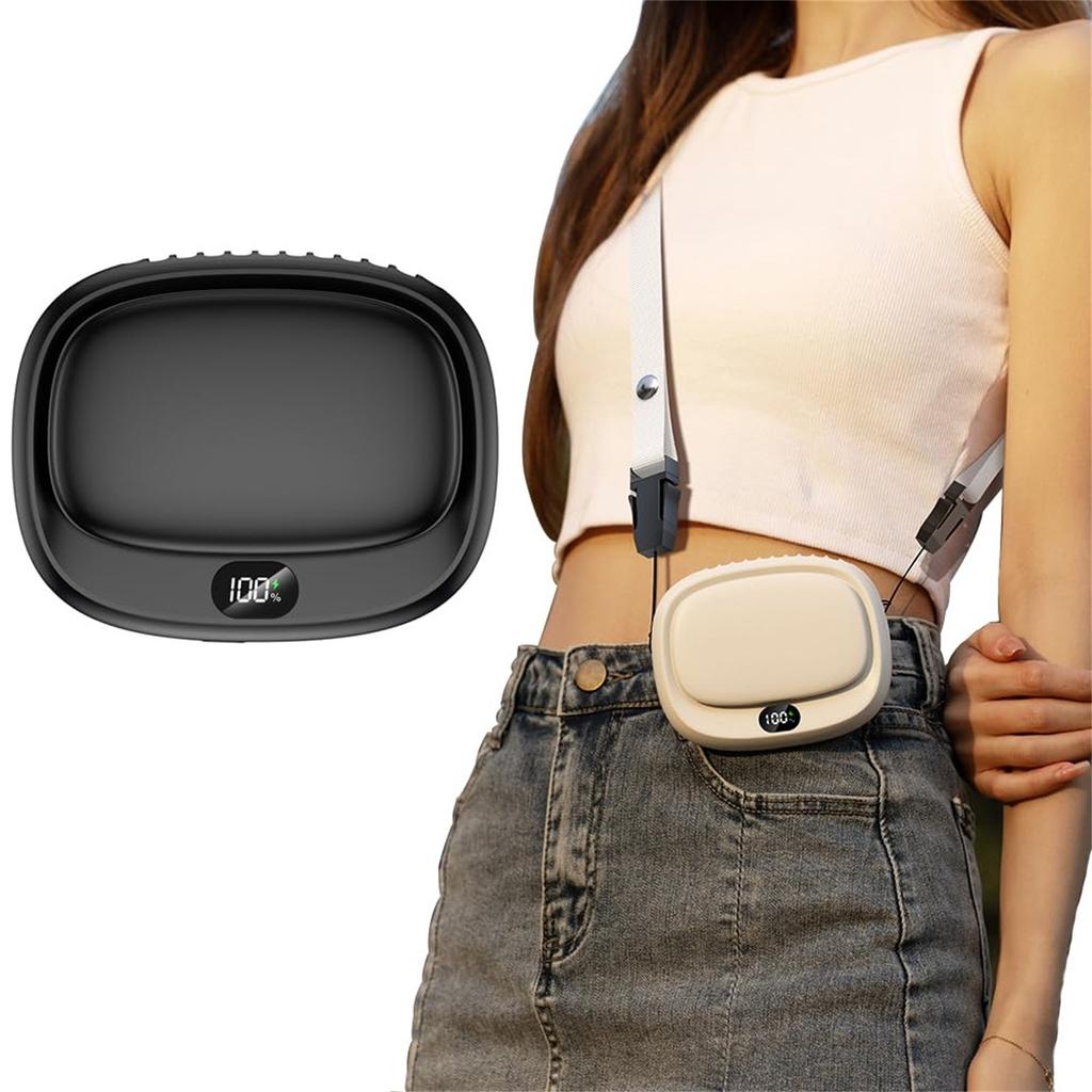 Портативный вентилятор, 5 скоростей, регулируемый поясной вентилятор, USB-вентилятор, тихий маленький персональный вентилятор для дома, путешествий на открытом воздухе