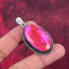 Pink Topaz Pendant, 925 Solid Sterling Silver Gemstone Jewelry, Handmade Pendant, For Thanksgiving