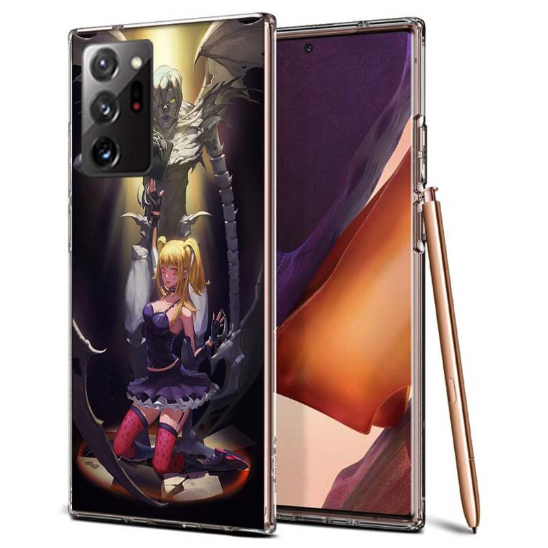 Anime Death note Amane Misa Phone Case for Samsung A55 A35 A25 A15 A07 A05S A16 A17 A26 A36 A37 A56 A57 Galaxy Note 20 10 A50S A