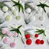 Плюшевый Флок Искусственный Цветочный Шар для Свадьбы и Улучшения Фотосцены