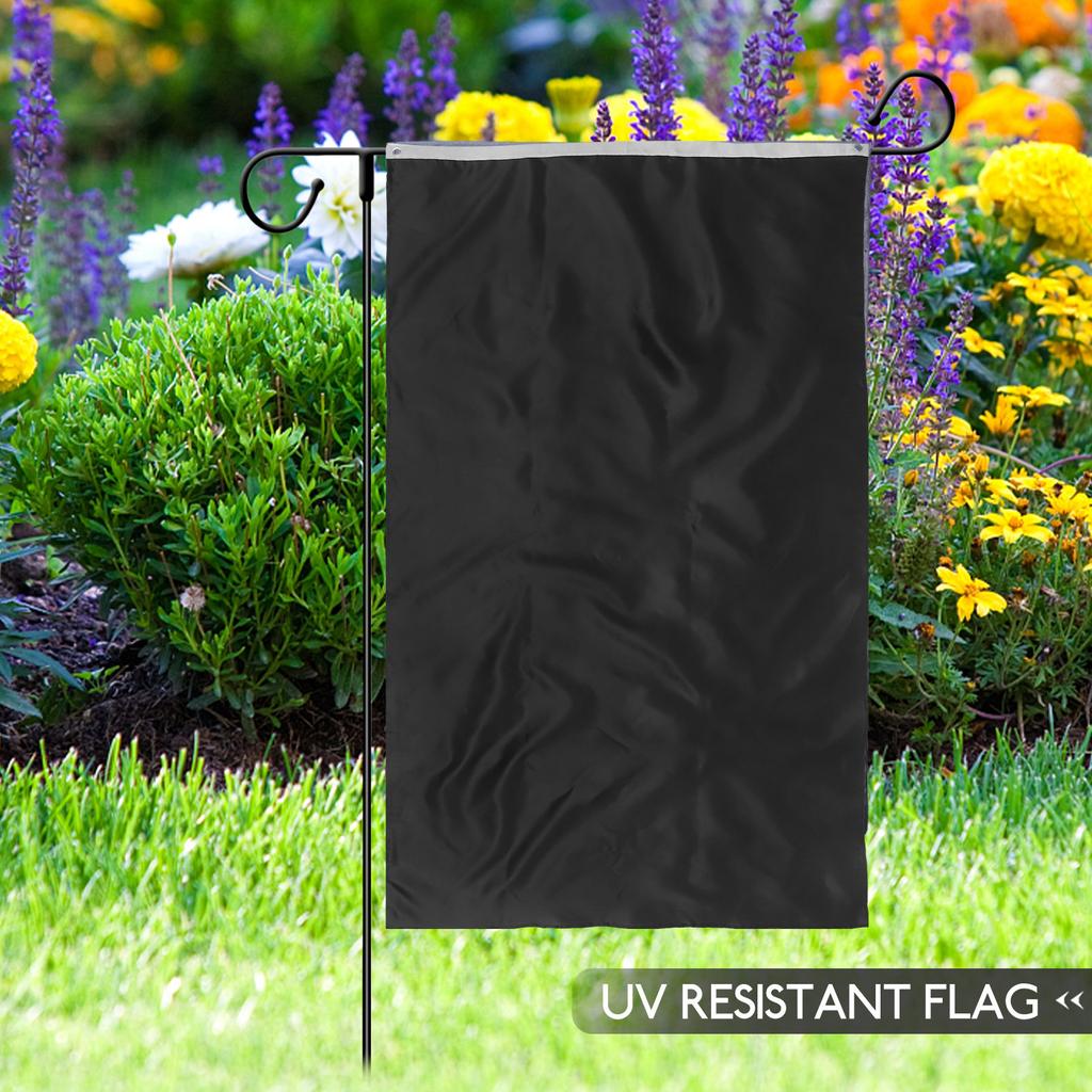 Blank Pure Color Garden Flag Sun Resistant Outdoor Yard Flag for Plants Garden Decoration Spring Party Farmhouse Decor Simple