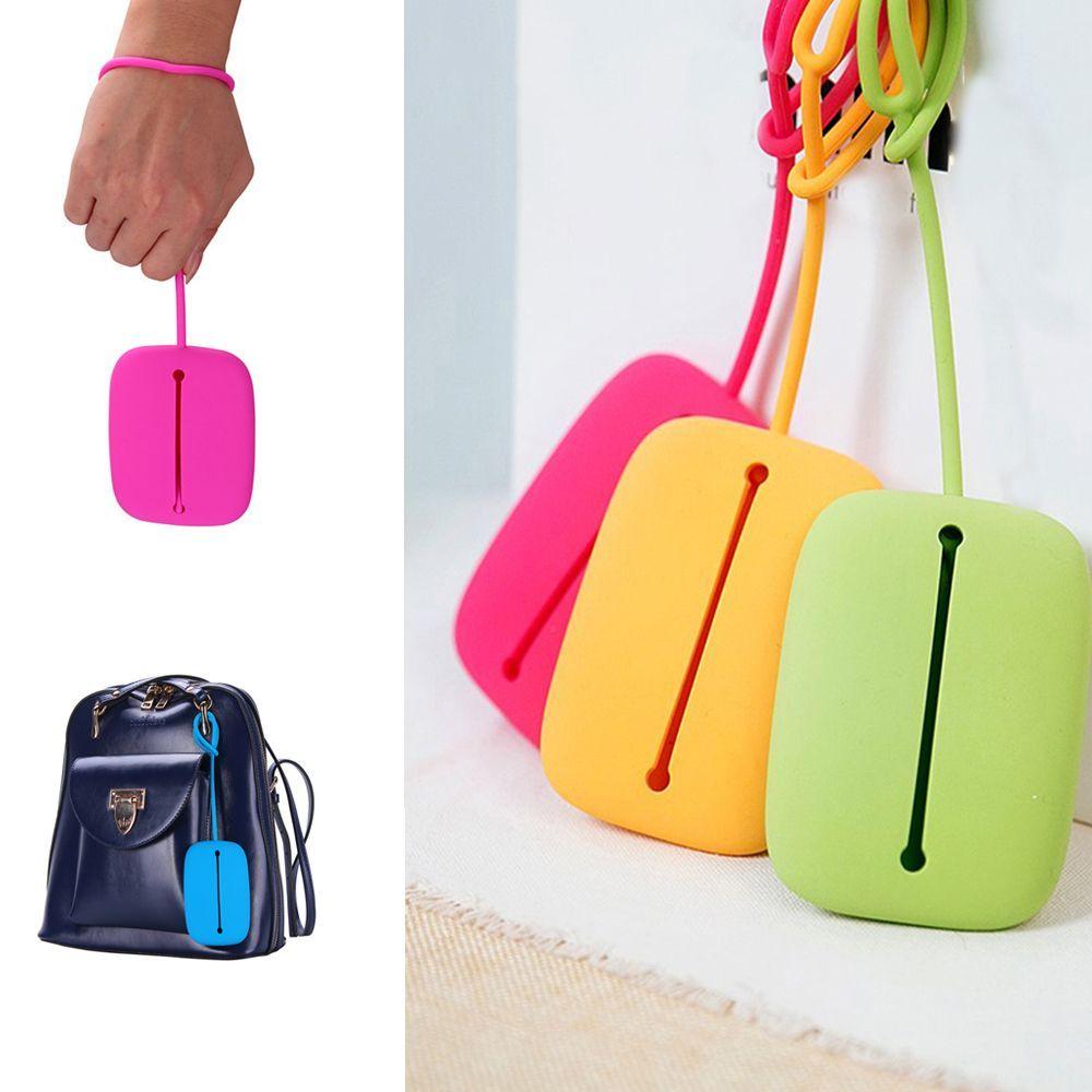Multifunctional Home Furnishing Key Chain Hasp Style Silicone Key Holder Case Card Bag Accessories