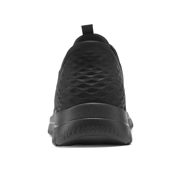 Skechers Слипоны Удобные Низкие Повседневные Кроссовки Женские Черный 150118-BBK