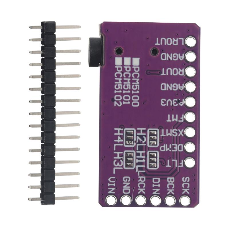1 Комплект Pcm5102 Интерфейс I2S ЦАП Декодер Плеер Модуль Для Raspberry Pi Формат Phat Плата Цифровой Аудио Плата