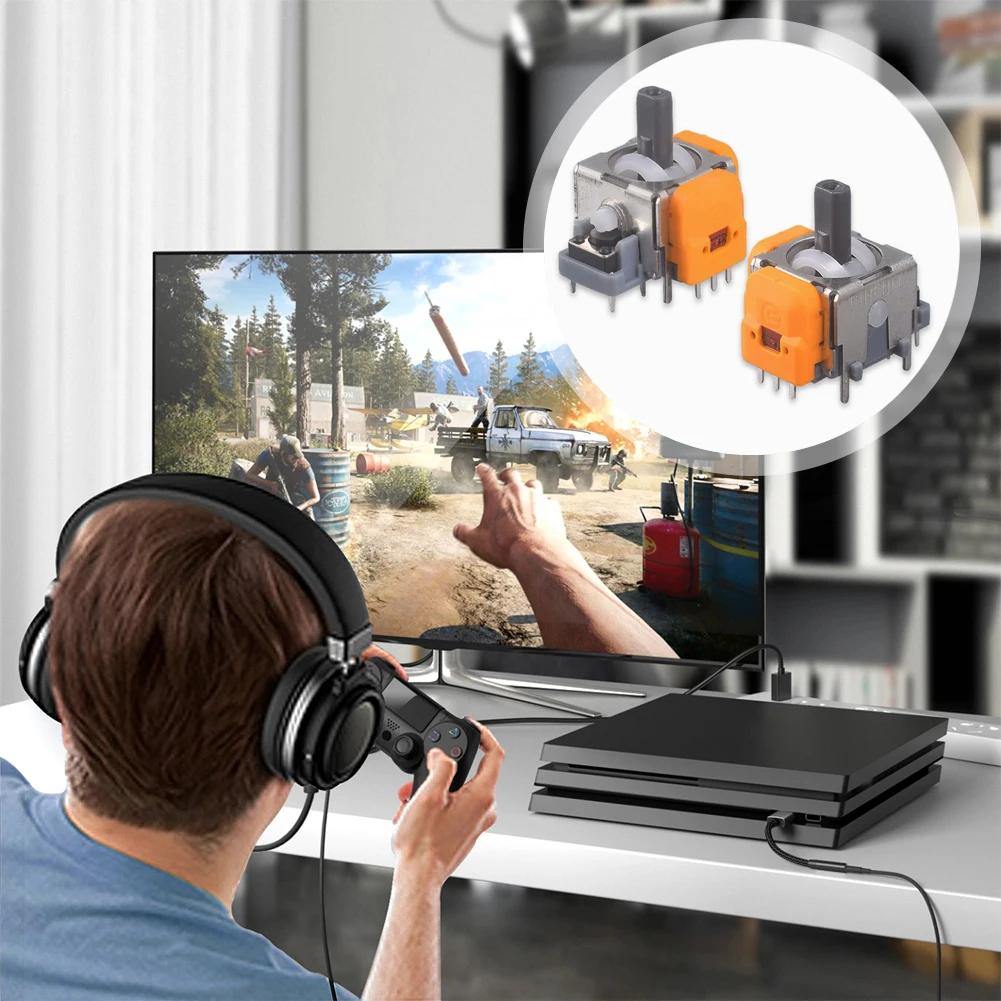 10 шт. 3D джойстик на эффекте Холла, регулируемый, без дрифта, модуль стиков, запчасти для ремонта, ручной переключатель игровой машины для XBox/Switch