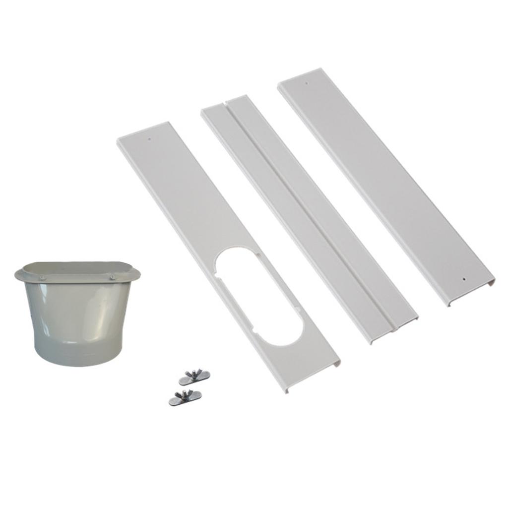 Портативный кондиционер Комплект для вентиляции окна Выхлопной шланг кондиционера Универсальный соединитель Регулируемый уплотнитель для окна Универсальная удлинительная труба для воздуховода