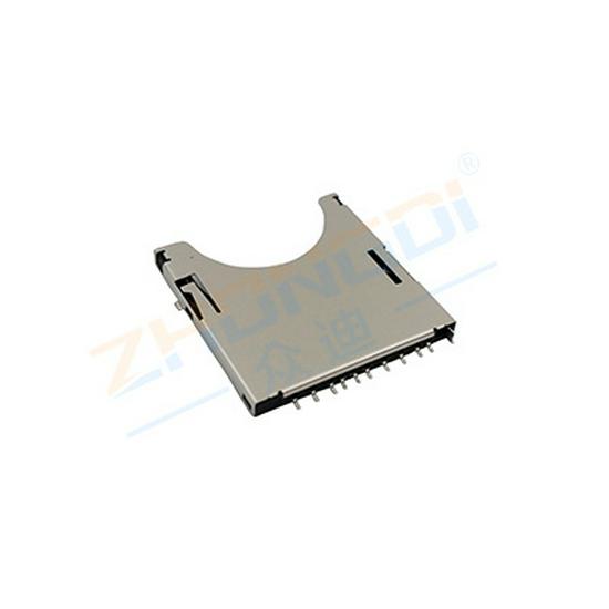 Self-Ejecting Standard SD Card Socket SD-0503-P