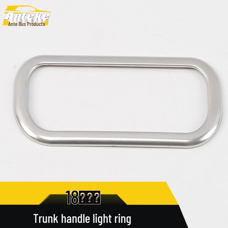 Izeh Trunk Handle Bright Ring & Tailgate Box Buckle Decorative Frame Sticker