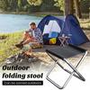 Mini Folding Stool Portable Lightweight Heavy Duty Waterproof Oxford Cloth Outdoor Camping Backpacking Beach Picnic Fishing Collapsible Chair Seat