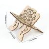 Wooden Eid Mubarak Quran Holy Book Stand Holder Islamic Muslim Ramadan Kareem Decoration for Home 2023 Ramadan Mubarak Eid Gifts