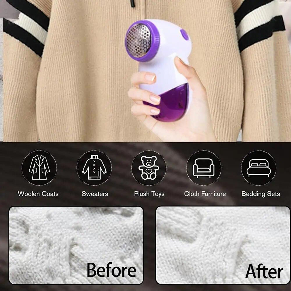 Портативная электрическая бритва для одежды, триммер для волос, свитера, бритва для удаления ворса, средство для удаления пуха