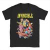 Invincible Print T-shirt Unisex Loose Comic Cotton Popular Summer Top Y2K Streetwear Women And Men T-shirt
