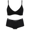 Women's Underwire Comfortable and Unlined Bra and Underwear Set