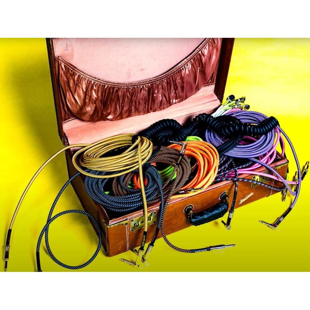 【Оригинал】 ERNIE BALL 6396 Инструментальный экранированный кабель 18 футов BRAIDED INSTRUMENT CABLE 5,49 м Красный/Черный