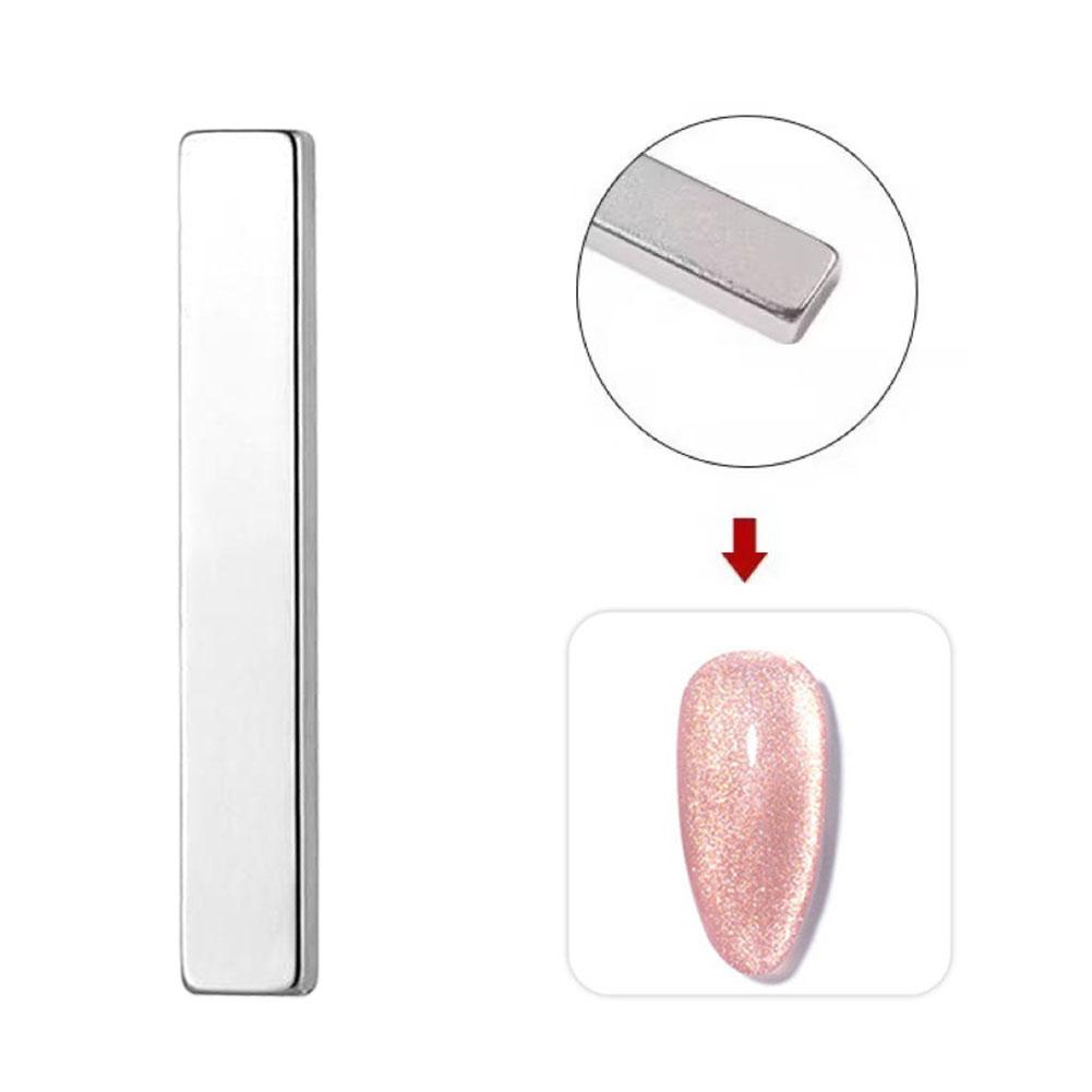 Двусторонний магнитный стержень для кошачьего УФ-гель-лака с инструментами для ногтей, модный дизайн для украшения, W6S7