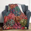 Hexagon Flannel Blanket Throw Blanket Soft Warm Sofa Bed Camping Home Decor Unique Christmas Gift C9261532