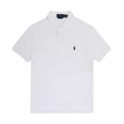 710666998002 Мужское поло из сетки Pony Custom Slim Fit с коротким рукавом