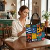  Bohemian Pattern Shoulder Tote Large Capacity Casual Daily Handbag Fashion Travel Outdoor Shopping Bag