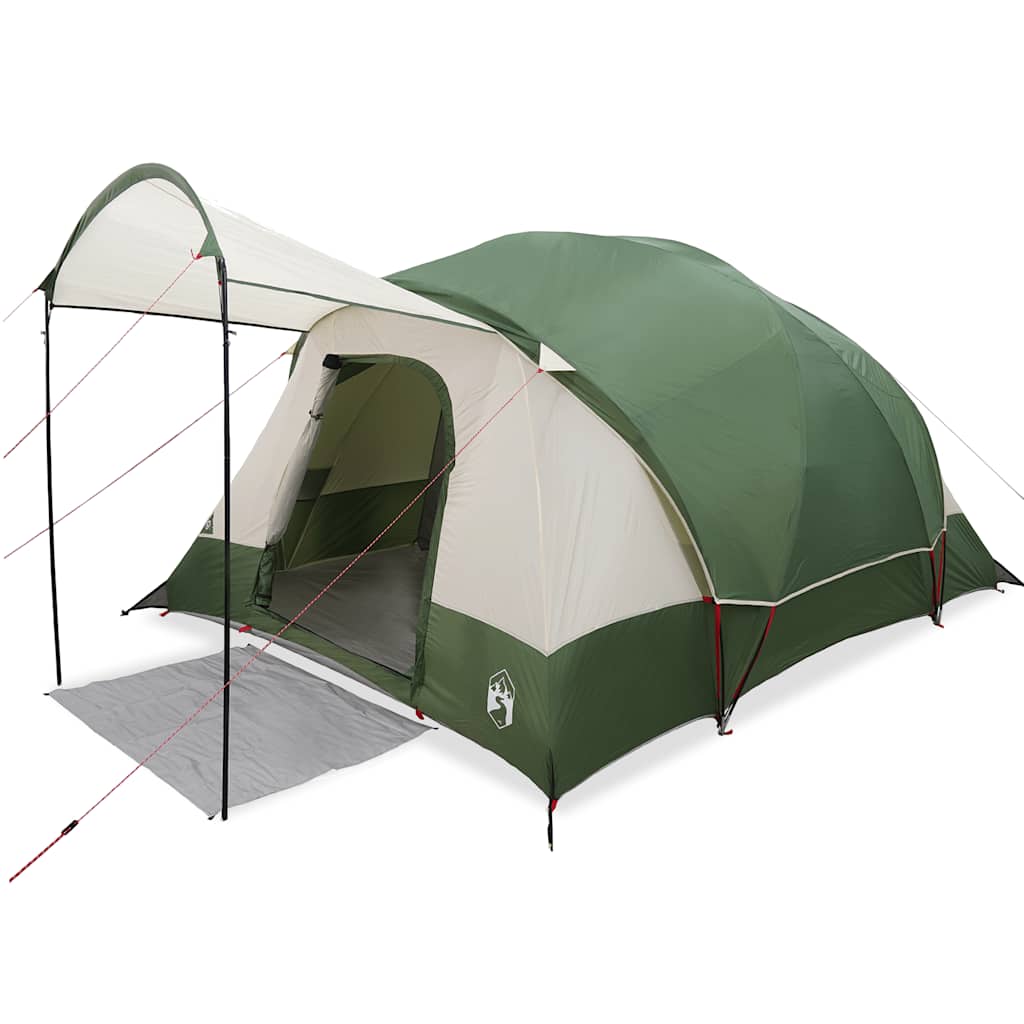 Tunnel Family Tent for 8 Persons Green Waterproof