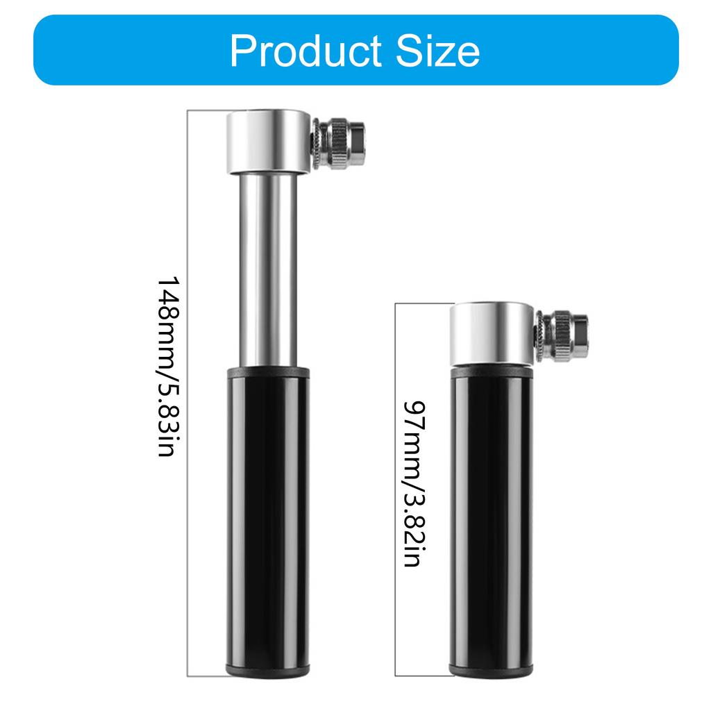 Light Weight Small Bike Pumps Universals Valves Bicycles Hand Tire Pumps for Road Cycling and Mountain Biking