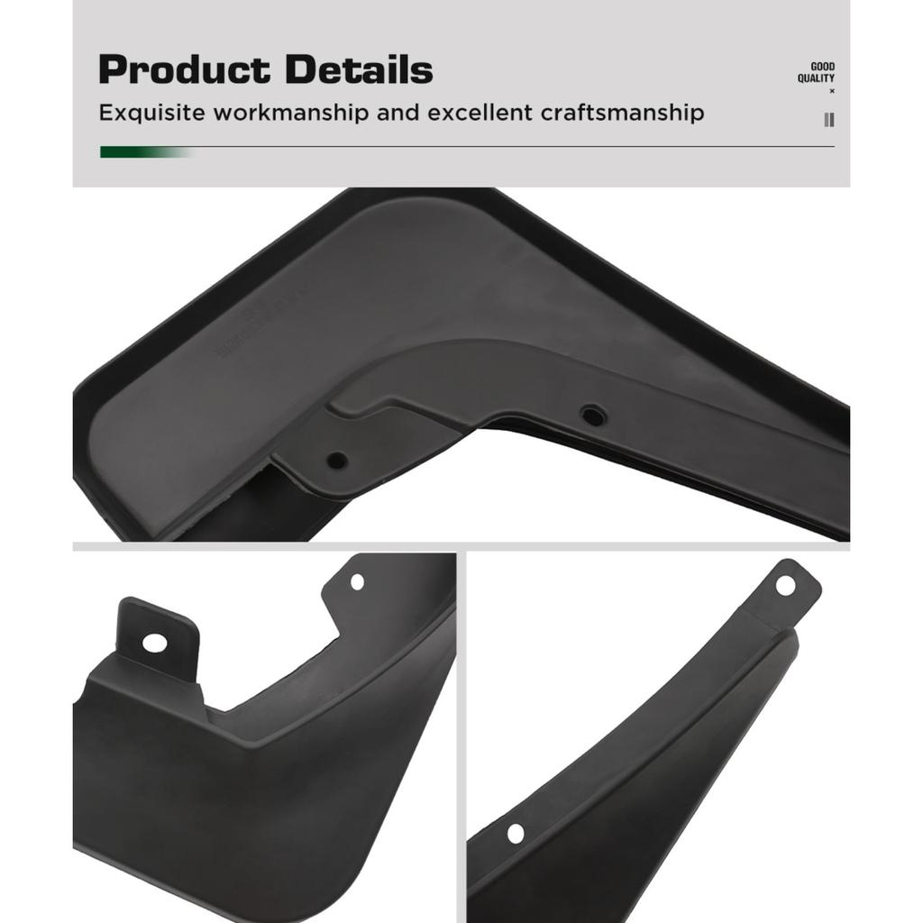 4PCS Car Mud Flaps Splash Guards Mudguards Car Mud Flaps Compatible with Jetour X90PLUS 2020 2021 2022 2023 2024