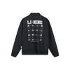 Спортивная серия Lifestyle Серия Chinese Culture Серия Back Letter Pattern Printed Casual Jacket Мужская куртка черного цвета AJDT361-2