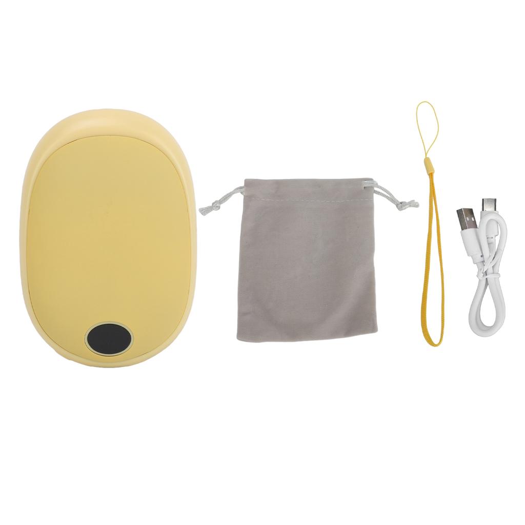 Электронная грелка для рук с регулируемой температурой, ЖК-дисплей, портативная перезаряжаемая USB-мини-грелка для рук