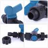 16/20mm Micro Irrigation Drip Tape Connectors Locked Hose Fittings Tee Repair Elbow End Plug Joints Greenhouse Coupler 1Pcs