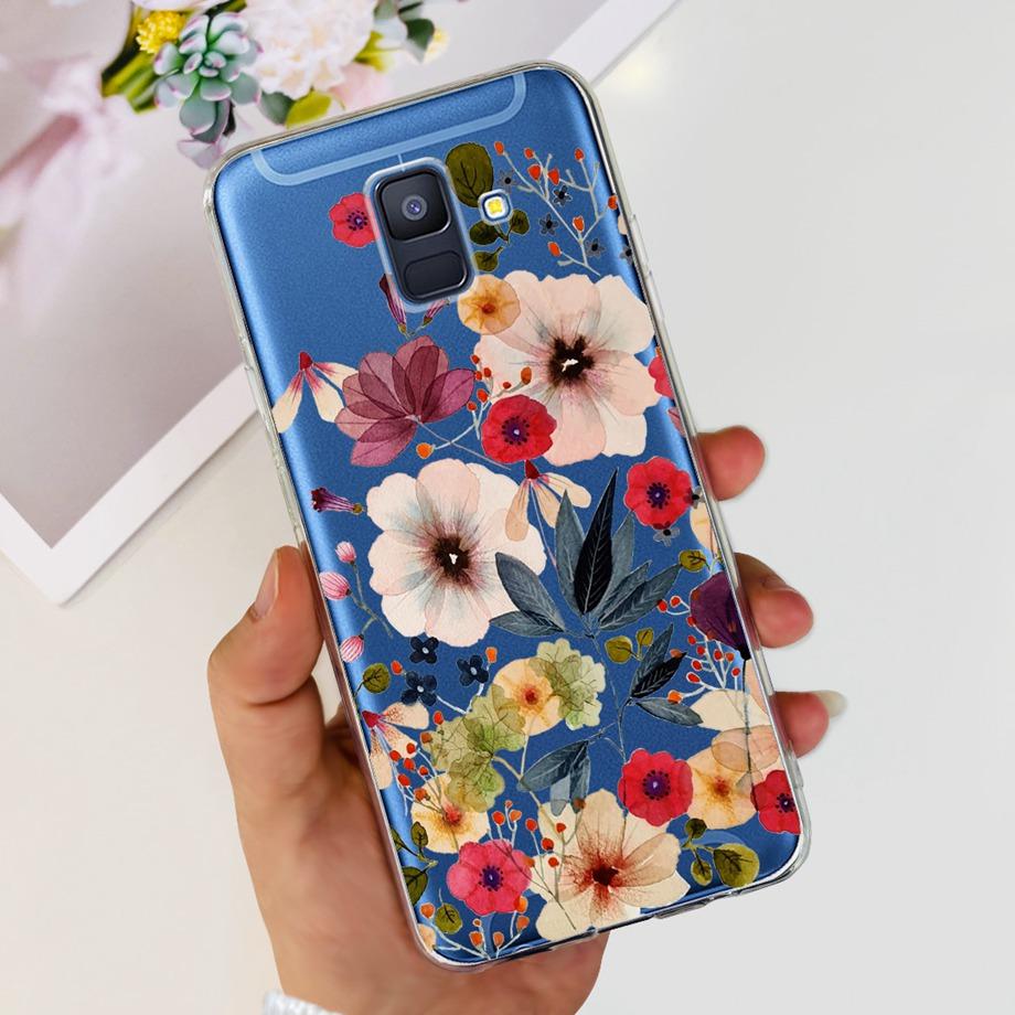 Чехлы для Samsung Galaxy A6 2018 задняя крышка телефона SM-A600 A600F для samsung A6 plus 2018 A605 A605F A6+ Fundas защитный чехол